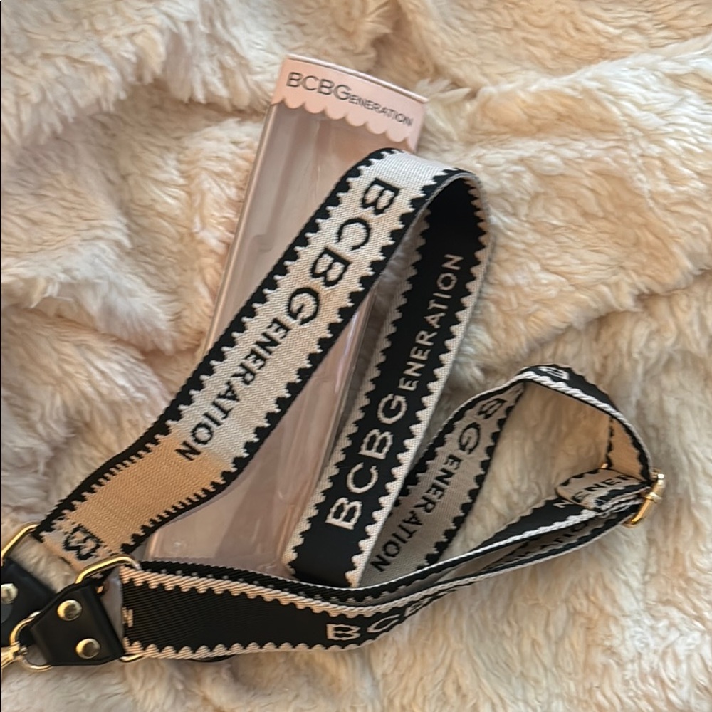 BCBGeneration Black and Cream Strap